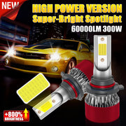2-Piece H1/H4/H7/H11/H13/9005 LED Headlight Bulb – 6000K, CANBUS