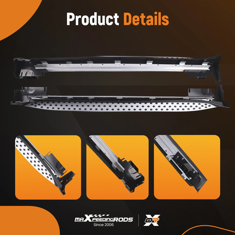 Running Boards for 2006–2011 Mercedes-Benz ML-Class W164