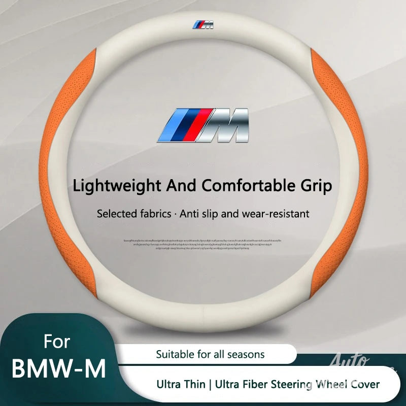 38 cm M-Style Ultra-Fiber Steering Wheel Cover
