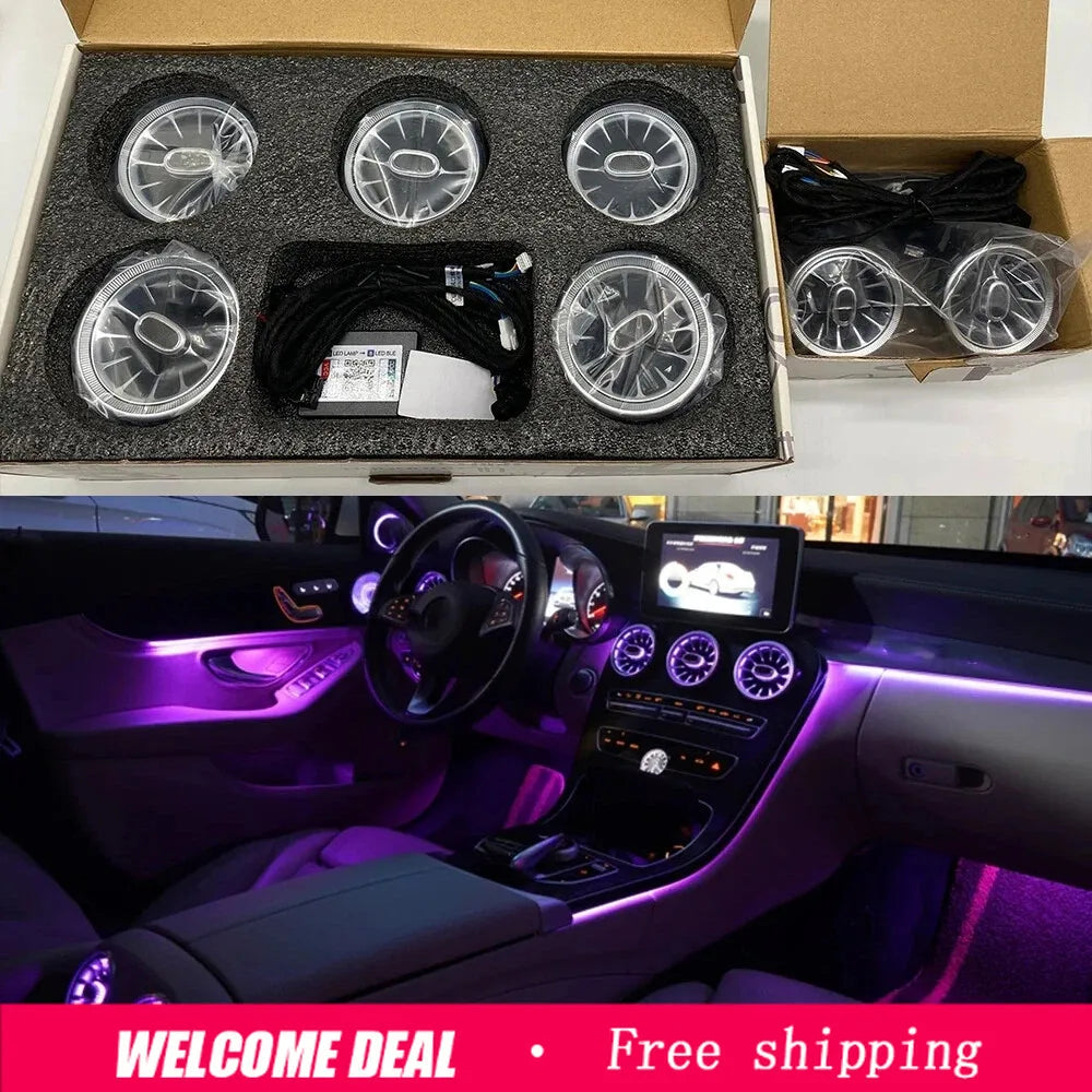 LED Accent Lighting Kit for 2015–2018 Mercedes-Benz C-Class/GLC