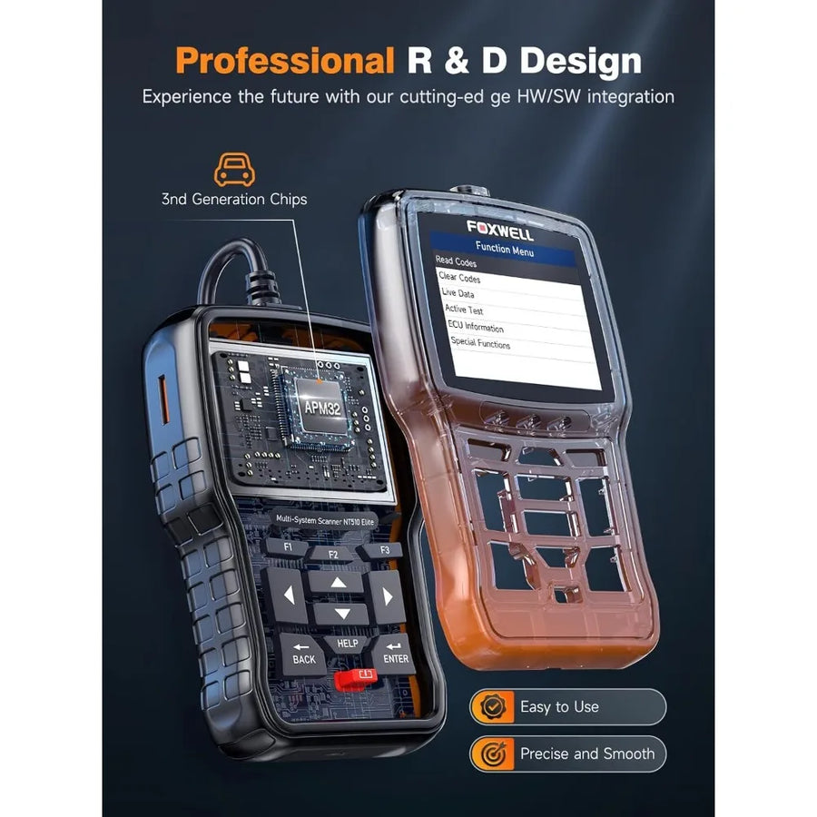 FOXWELL NT510 Elite Bidirectional OBD2 Scanner for Nissan