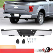 Chrome Rear Step Bumper for Ford F-150 2015-2020