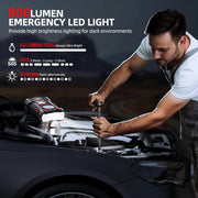 12V Car Jump Starter with Air Compressor, Power Bank and Flashlight