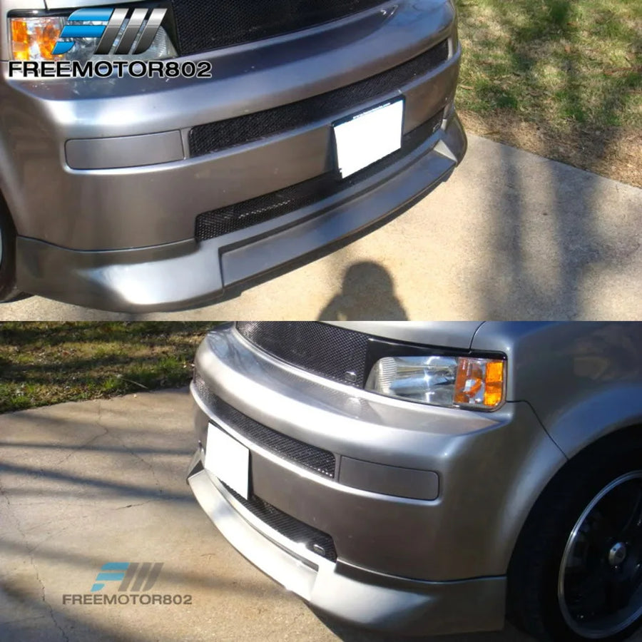 Black Front Bumper Lip & Splitter for 2003–2007 Scion xB
