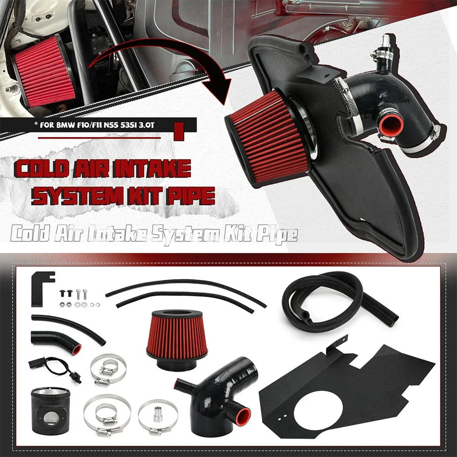 Aluminum Cold-Air Intake System for 2010–2016 BMW F10