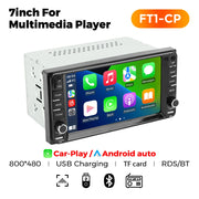 7-Inch CarPlay Receiver for Toyota Vios, Crown, Camry, Hiace, Previa, Corolla, RAV4 and Prado