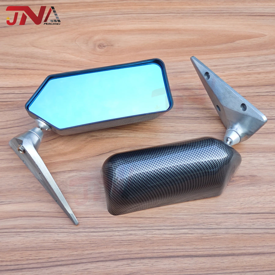 Racing Drift Car Side Rearview Mirror Real Carbon Fiber/Watertransfer Auto Side Mirror