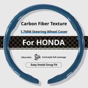 Carbon-Fiber-Texture Steering Wheel Cover for HONDA