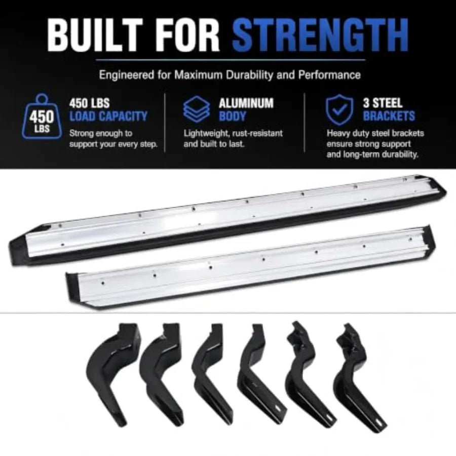 Black Running Board Set for Toyota 4Runner