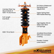 24-Way Coilover Suspension Kit for Subaru Impreza WRX/STI GDB/GDA 2002-2007