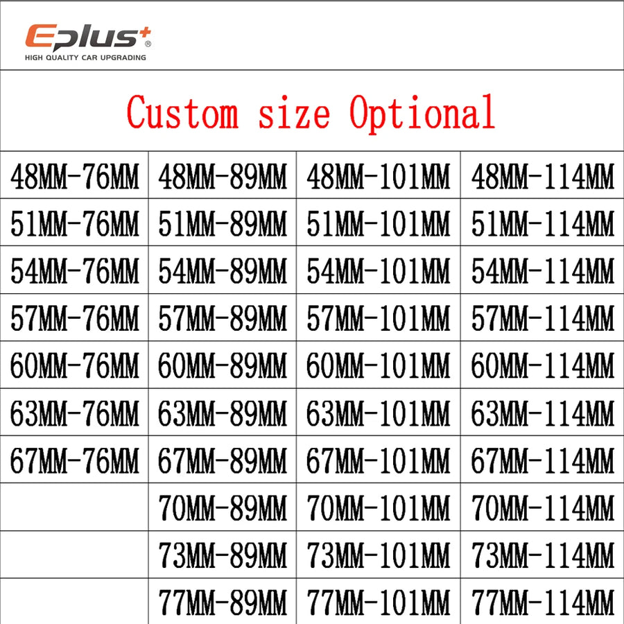 Universal Carbon-Fiber & Stainless Steel Exhaust Tip