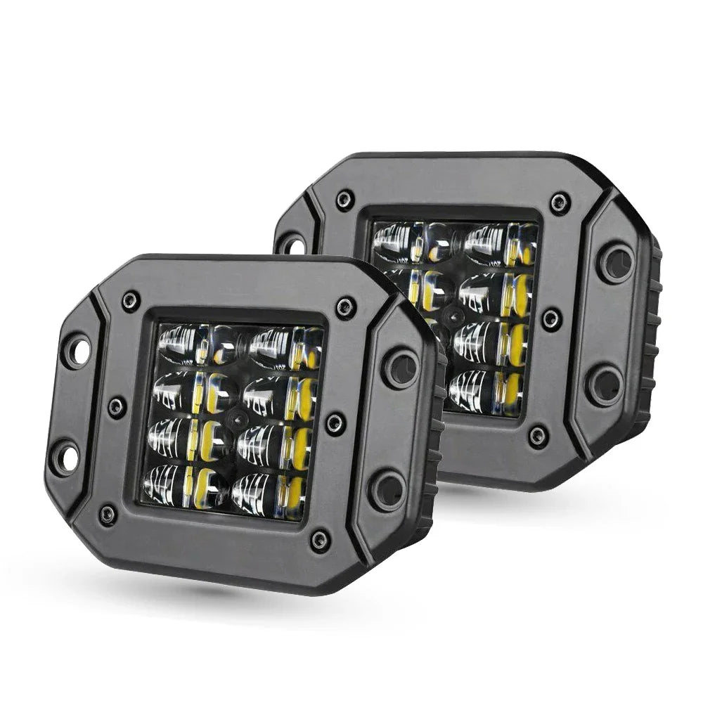 2-Piece 5-Inch LED Work Light Pods – 40W, Spot Beam, 12V–24V