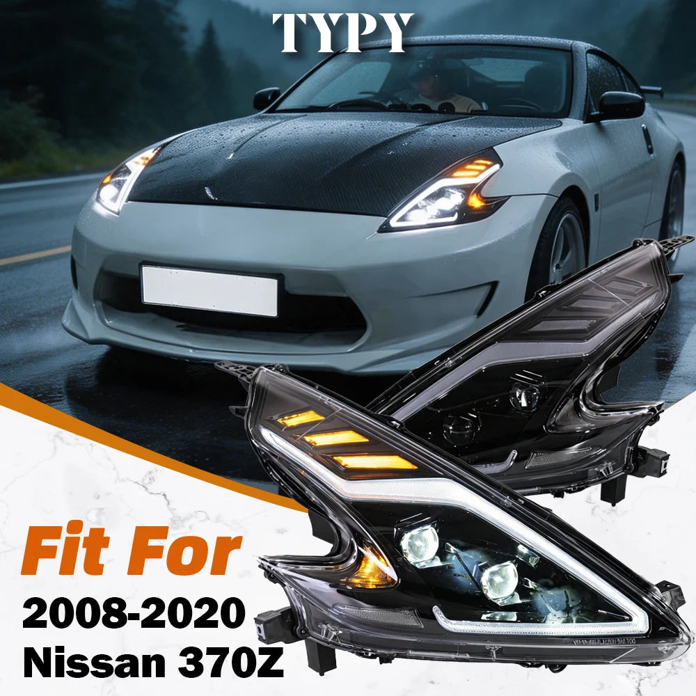 LED Headlight Assembly Set for 2008–2021 Nissan 370Z