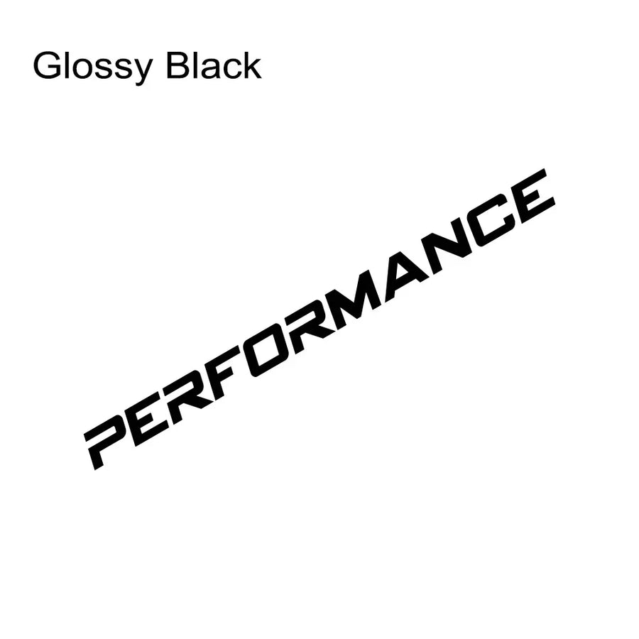 Performance Lettering Vehicle Decal – 98.5 × 6.8 cm