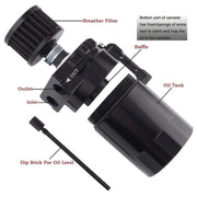 Universal Aluminum Oil Catch Can Kit