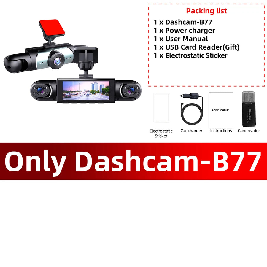 1080P 4-channel Dash Cam