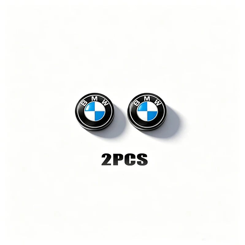 Round Car Key Emblem Badge Stickers for BMW – 2, 5 or 10 Pieces