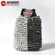 Two-Tone Plush Chenille Microfiber Car Wash Mitt