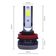 2-Piece 12V LED Headlight Bulb Conversion Kit – Multiple Bulb Sizes
