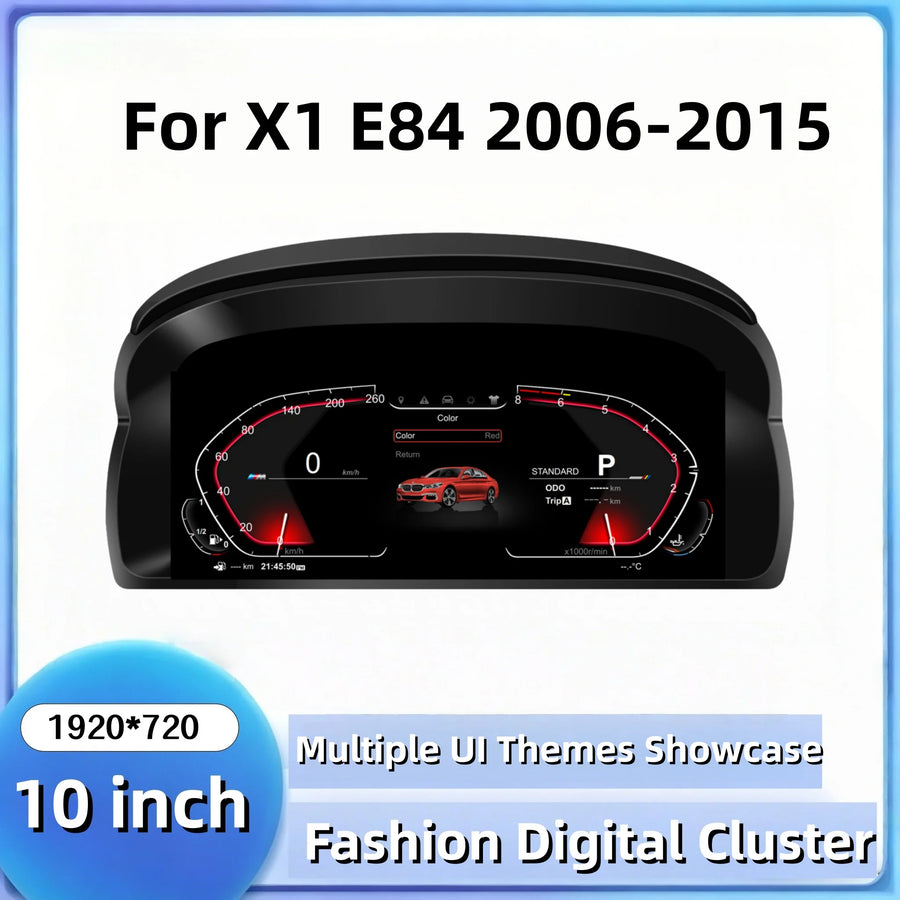 10-Inch Digital Gauge Cluster for BMW X1 E84 2006–2015
