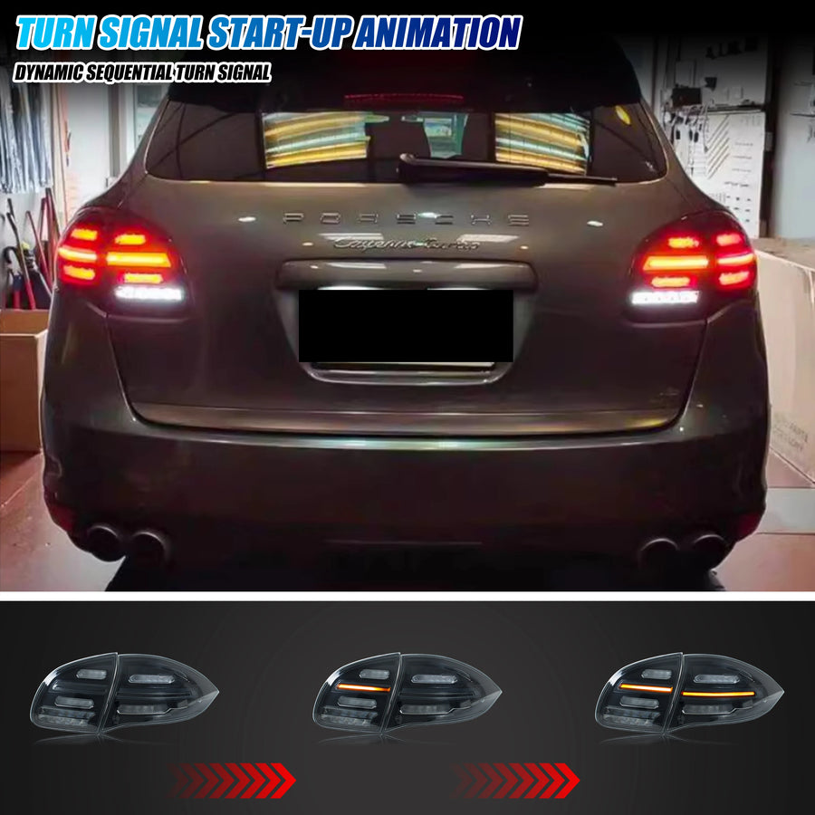 Porsche Cayenne 958/92A Sequential LED Tail Light Pair – 2011–2014