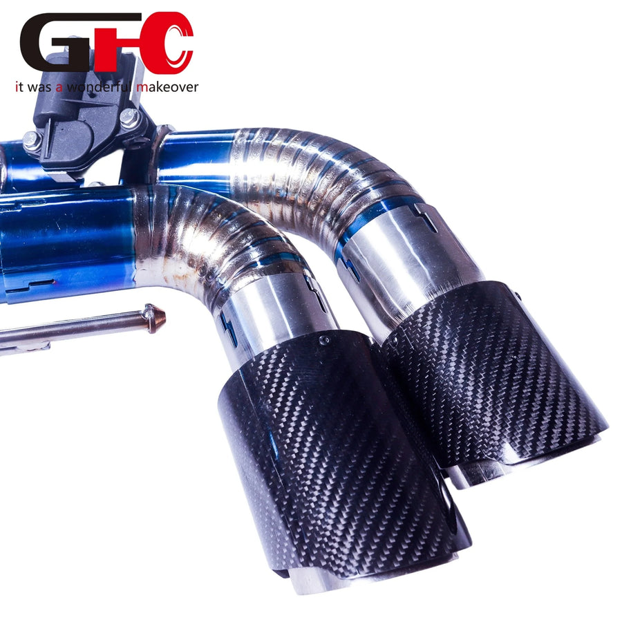 Titanium Alloy Valved Cat-Back Exhaust System for BMW M340i G20 3.0T 2025
