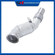 304 Stainless Steel Catless Downpipe for BMW 540i BMW 5 Series