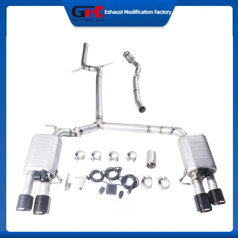 Catback Valvetronic Exhaust System for Audi A4 B8 1.8 2.0T 2008-2016
