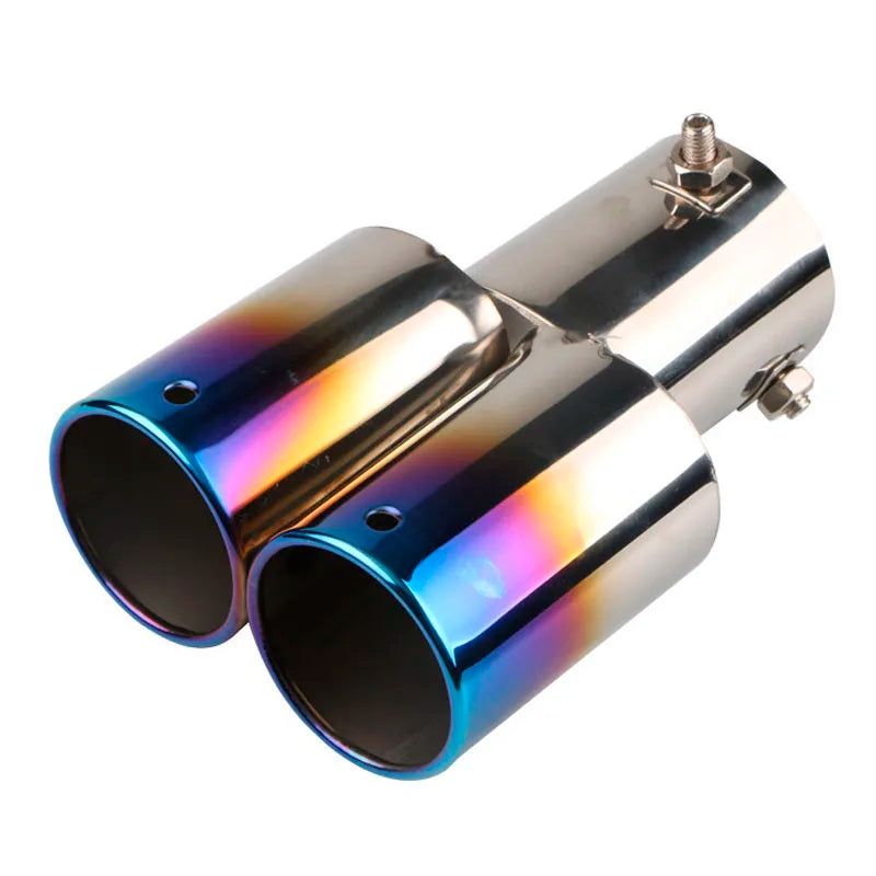Universal Dual-Outlet Stainless Steel Exhaust Tip
