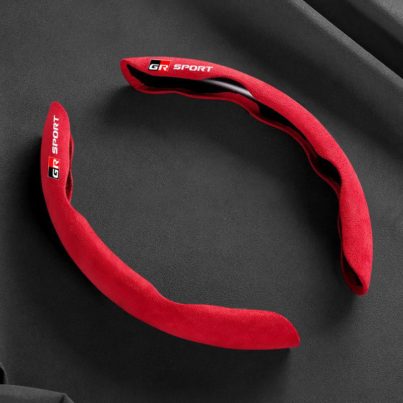 Non-Slip GR Sport-Style Steering Wheel Cover for Toyota Vehicles