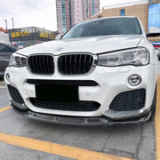 Front Bumper Lip Splitter for BMW X3 F25/X4 F26 M Sport 2014-2017