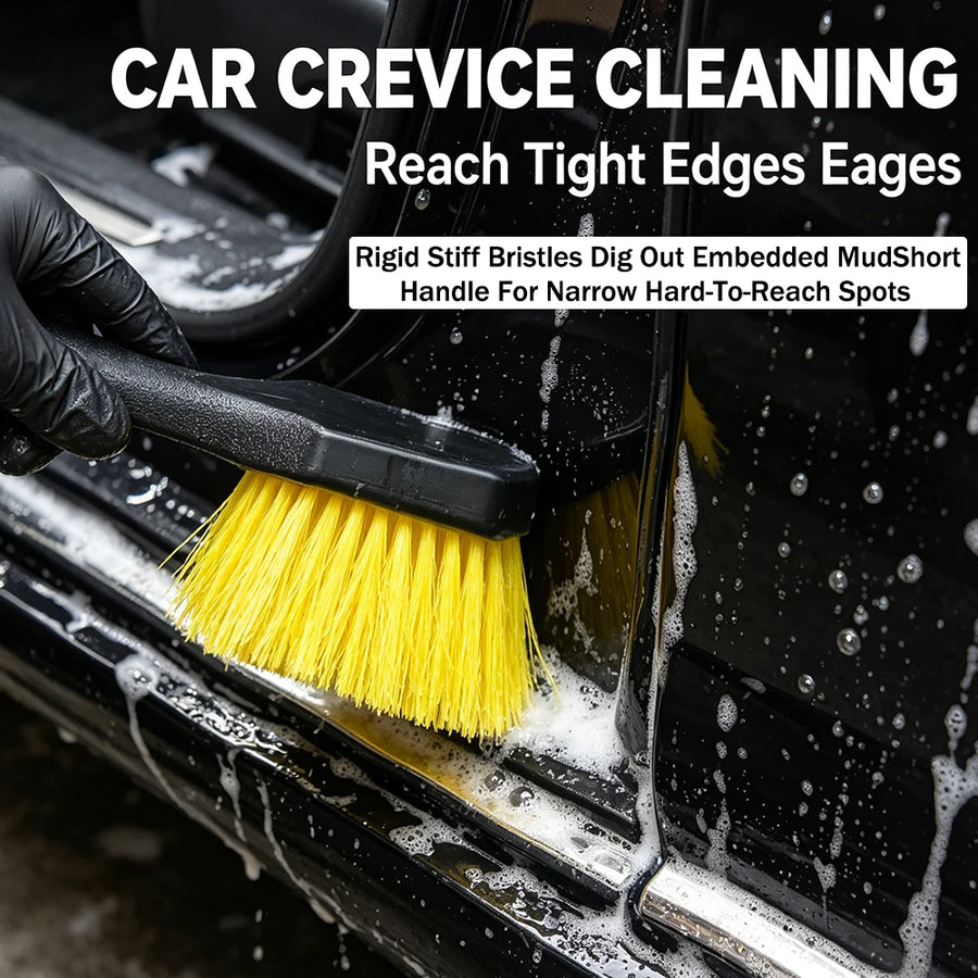 Long-Handle Wheel & Tire Scrub Brushes - Style Options