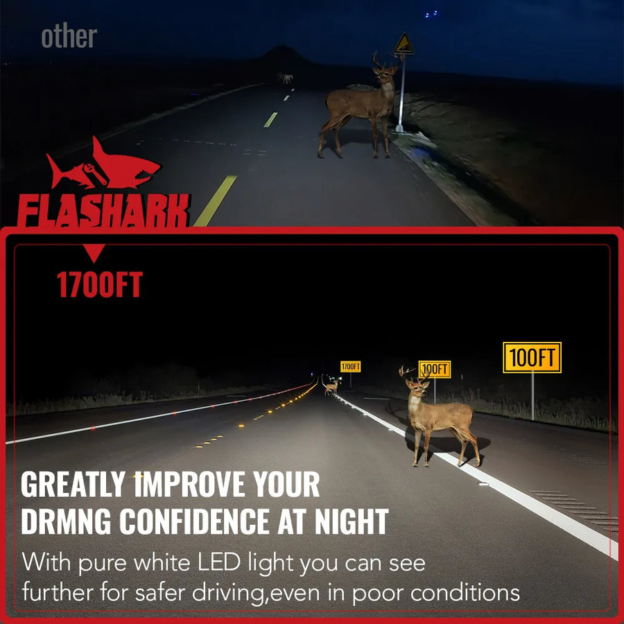 H13 LED Headlight Bulb – 6500K