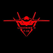 F-35 Fighter Reflective Car Window Decal