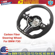 BMW F-Series Carbon-Fiber D-Shape Steering Wheel with Paddles