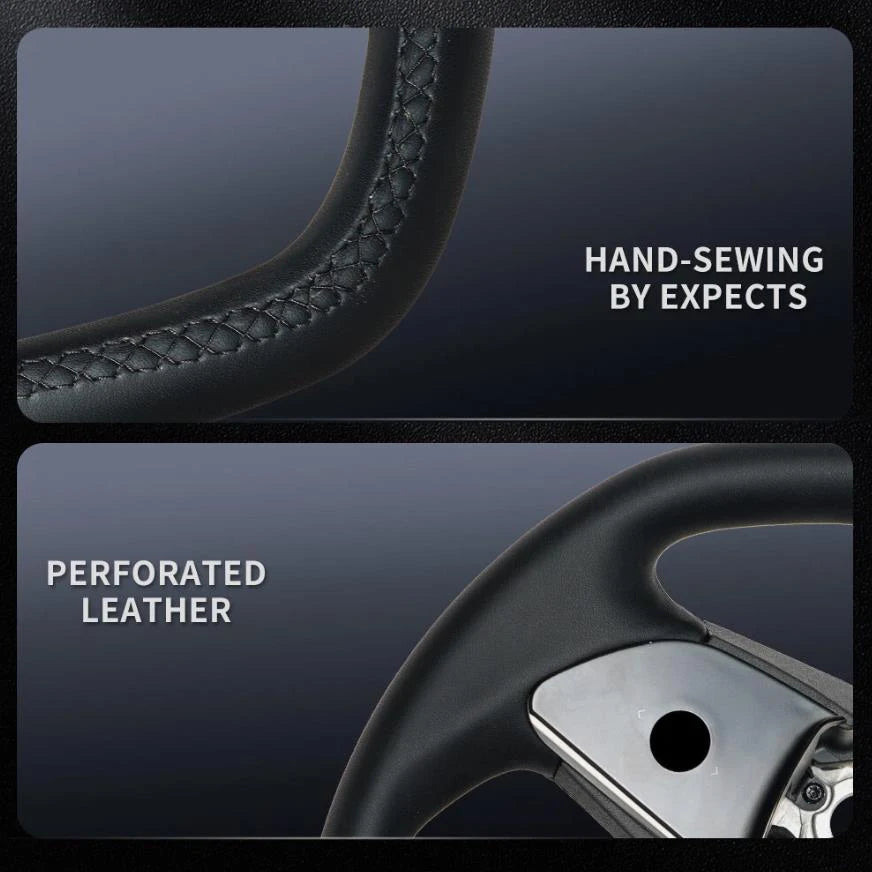 Heated Yoke Steering Wheel for Tesla Model 3/Y – 2016–2024