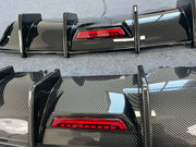 Rear Bumper Diffuser for Audi A4/S4 B9 Sedan 2017-2019