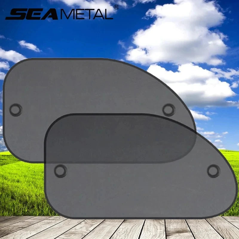 SEAMETAL Two-Piece Car Window Sunshade Set – Front or Rear