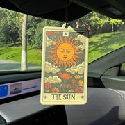 Vintage The Sun Tarot Hanging Car Air Freshener