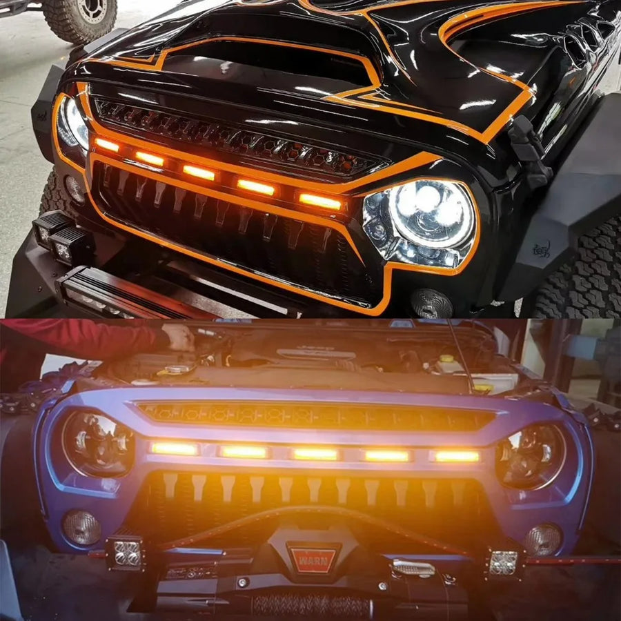 Front Grille for 2007–2018 Jeep Wrangler
