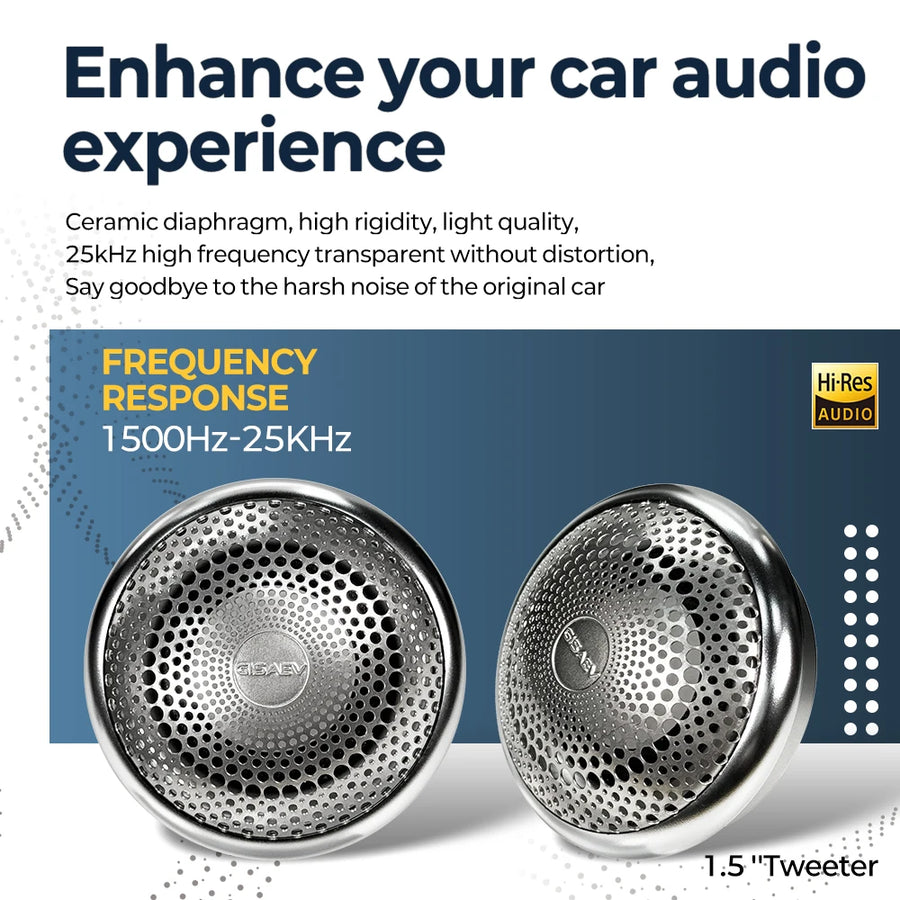1.5-Inch Ceramic Car Audio Tweeters