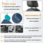 Universal Memory-Foam Car Neck and Headrest Pillow