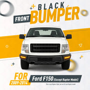 Steel Raptor-Style Front Bumper with LEDs for 2009–2014 Ford F-150