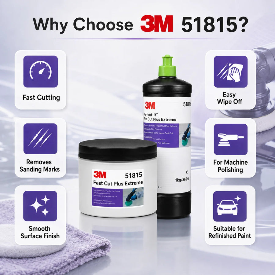 3M 51815 Fast Cut Plus Extreme Polishing Compound