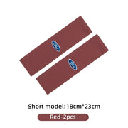 2-Piece Ford Suede-Look Seat Belt Shoulder Pads – 6 Colors
