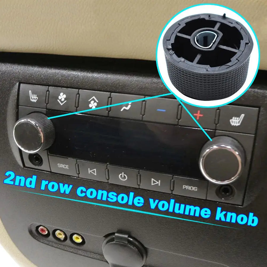 Rear Radio Volume Knob Set for Cadillac, Chevrolet and GMC