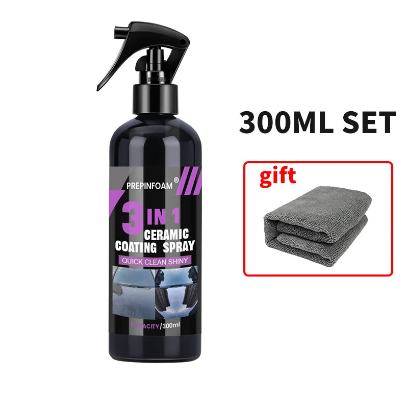 3-in-1 Nano Ceramic Paint Coating Spray