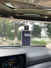 Dark Blue Men’s Perfume Bottle Hanging Car Air Freshener