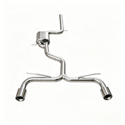 304 Stainless Steel Valved Cat-Back Exhaust System for Volkswagen Golf GTI MK7.5 MK8.5 2020-2025