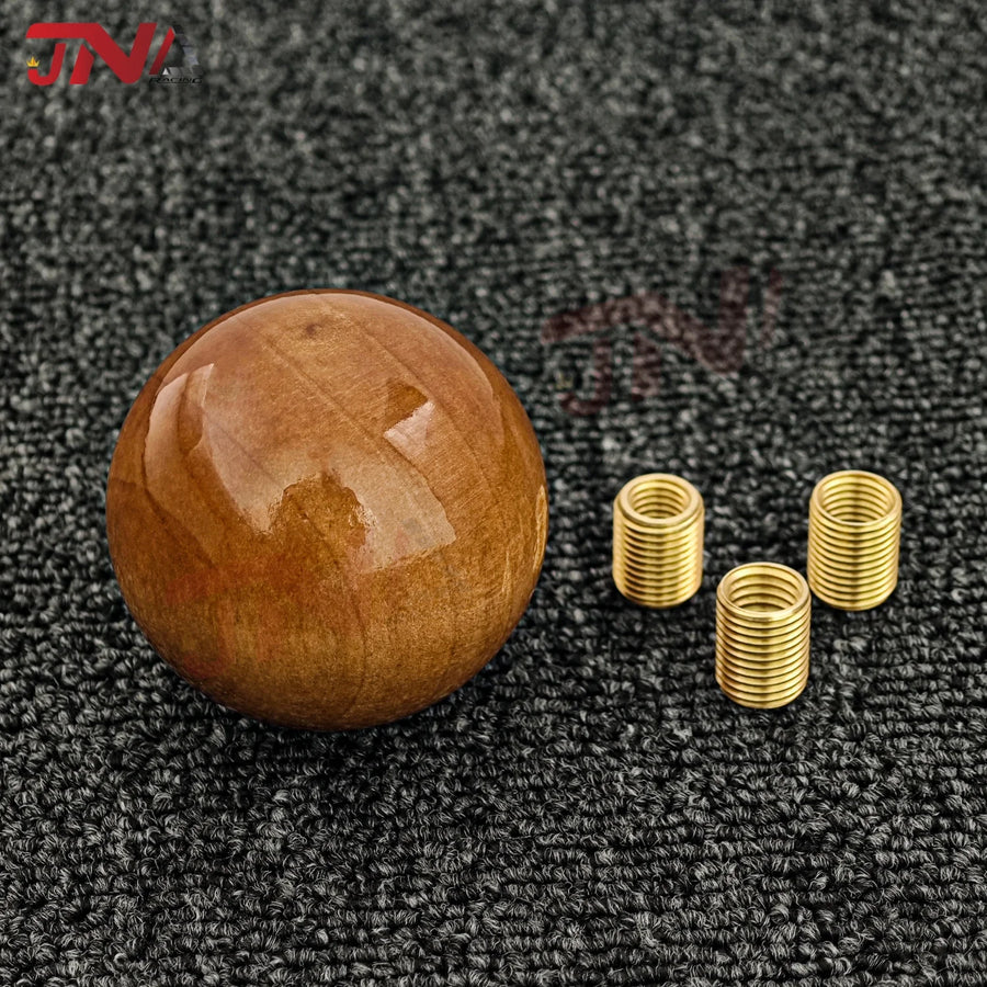 Retro Round Wood Gear Shift Knob Classic Vintage Manual Car Shift Gear Knob